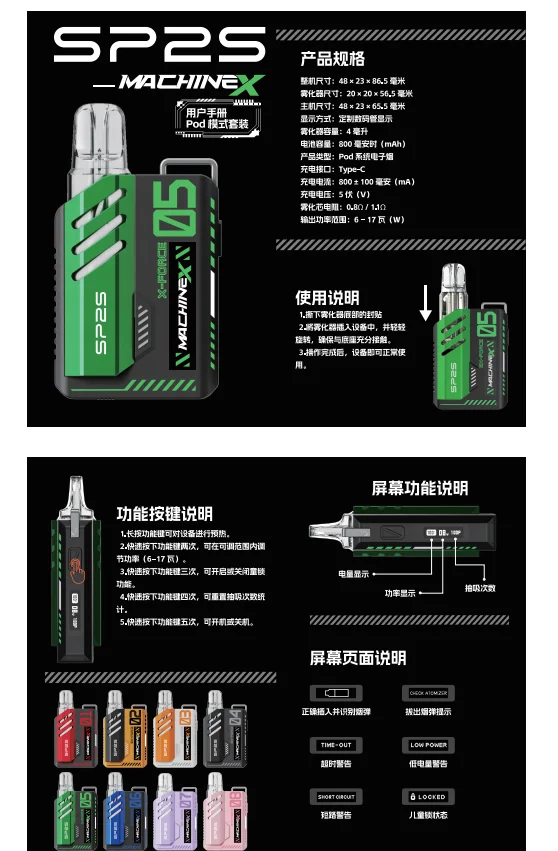 SP2-MAX 主機-功能說明與八款潮流配色介紹