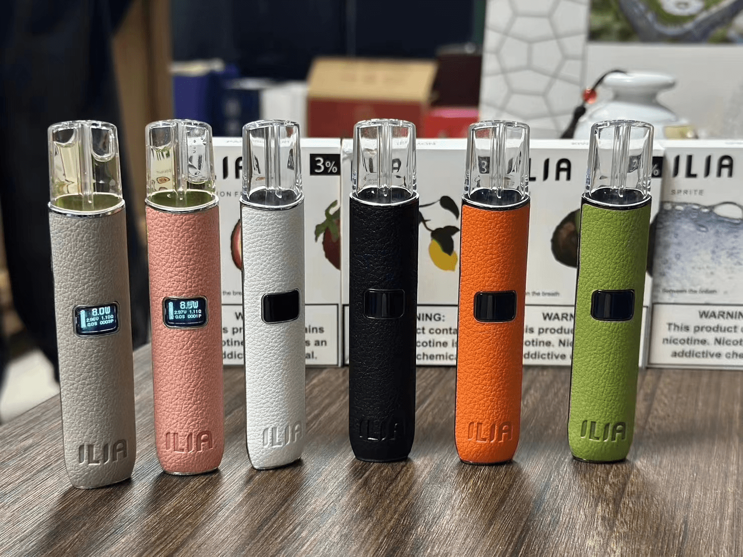 【6色可選】ILIA皮革主機|哩亞電子煙主機 · 輕奢皮革|兼容一代煙彈:圖片 2